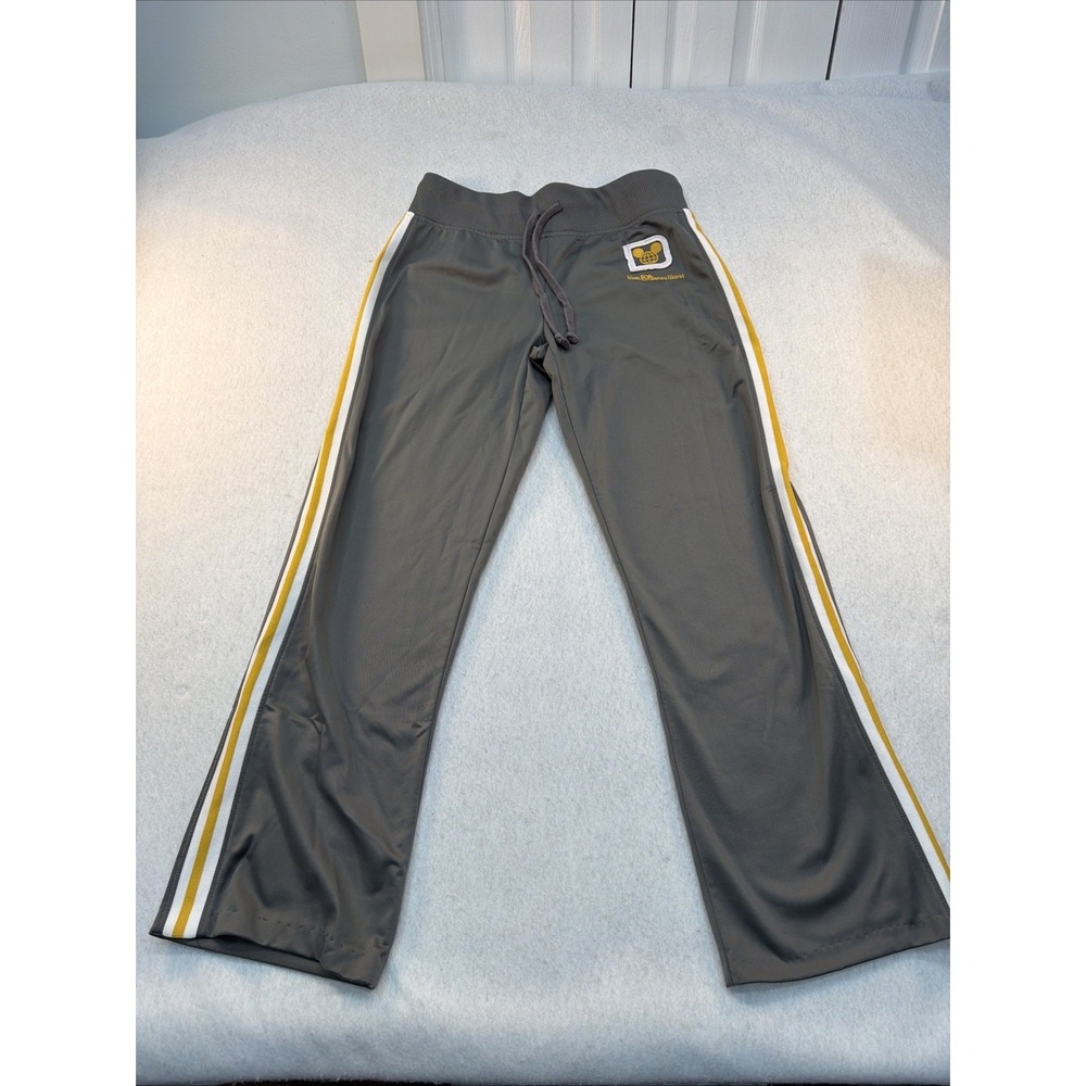 Walt Disney World Parks Size Medium Authentic Licensed Gray Track Sweat Pants